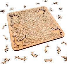 Jigsaw puzzles for adults include brain teasers for adults, space puzzle, movie lovers puzzle and more. Buy Mind Bending Wooden Jigsaw Puzzle Aztec Labyrinth Expert Level Difficult Puzzles For Adults And Kids 200 Pieces 11 3 X 11 3 Rdquo Online In Indonesia B08hzklgmz