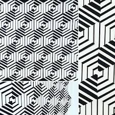 Black And White Optical Illusion Square Pin On Paper Art And Design By Insiya
