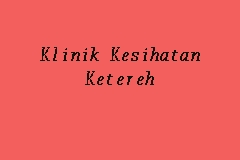 Klinik kesihatan wakaf che yeh, jln pasir mas salor, 15100 kota bharu, kelantan. Klinik Kesihatan Ketereh Klinik Kesihatan In Kota Bharu
