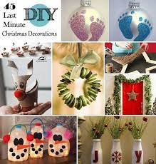 Dec 08, 2020 · these festive diy christmas crafts include ideas for pretty christmas wreaths, diy christmas ornaments, and other christmas decorations that are sure to fill your home with cheer. 45 Budget Friendly Last Minute Diy Christmas Decorations Amazing Diy Interior Home Design