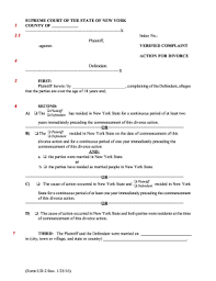 Bill Of Sale Form New York Summons With Notice Templates Fillable Printable Samples For Pdf Word Pdffiller