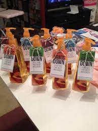 Sanitizer Gifts Made With 1 Hand Soap From Craft Store And Printable Tags Mounted O Staff Appreciation Gifts Diy Teacher Christmas Gifts Appreciation Gifts Diy