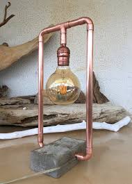 concrete lamp tafel lamp bureaulamp bed lamp industriele verlichting edison steampunk decor van het huis van koper een van een soort betonnen lamp moderne lampen industriele hanglampen