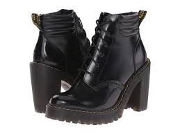 Dr Martens Persephone Black Buttero Women S Lace Up Boots Black Shoes Women Boots