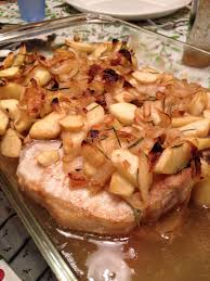 Easy Apple Onion Pork Chops Apple Pork Chops Recipes Baked Pork
