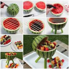 How To Make An Interesting Art Piece Using Tree Branches Ehow Food Carving Watermelon Food Art