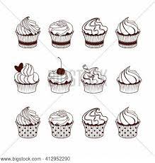 25% off with code zweddingplan. Set Muffins Cupcakes Vector Photo Free Trial Bigstock