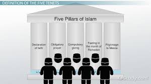 Find five pillars of islam, also read about iman or faith (the shahada), salah (salat) or prayer (namaz), zakah (zakat), sawm or fasting (fast or roza) and hajj (pilgrimage to mecca) on islamicfinder. The Five Tenets Of Islam Video Lesson Transcript Study Com