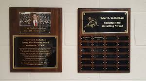 Coach Paige على X: "We presented Denton Clark with the Tyler Cockerham  Unsung Hero Award plaque today. T-Cock, you will never be forgotten.  #LatinStrong https://t.co/yKxDSe1uFc"