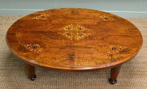 Vintage brandt furniture of character mahogany oval side table, 25 t x 23 3/4. Antique Coffee Tables Antiques World