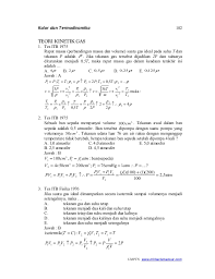 Persama an gas ideal p v = n r t. Contoh Soal Tentang Teori Kinetik Gas Literatur