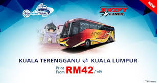 Usually, the fare would be somewhere around myr 40 to myr 50. Swiftliner Express Bus From Kuala Terengganu To Kuala Lumpur Busonlineticket Com