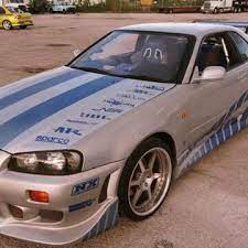 Paul walker's iconic role as brian o'connor in the fast and furious franchise will always be remembered fondly by the fans. 1999 Nissan Skyline Gt R R34 The Fast And The Furious Wiki Fandom