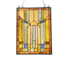 Maybe you would like to learn more about one of these? Mission Design Stained Glass Window Panel Tiffany Style Home Decor Ebay