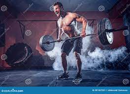 Man Naked Torso Doing Deadlift Gym Stock Photos - Free & Royalty-Free Stock  Photos from Dreamstime