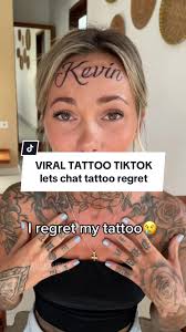 TATTOO REGRET IS REAL ‼️ Have you seen the viral TikTok of @Ana Stanskovsky  tattooing “Kevin”