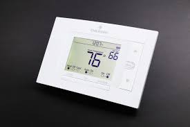 You need to press and hold the menu and upper arrow button for 3 seconds. Hands On With The Emerson Sensi Wifi Thermostat Newegg Insider