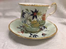 Blue and white with purple, pink flowers and gold trim. Cups Saucers Home Garden Beautiful Oriental Cup And Saucer Excellent Condition Bistrozdravo Com