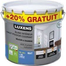 Peinture Blanche Mur Plafond Et Boiserie Haut Pouvoir Couvrant Luxens Mat 12 L Boiserie Plafond Peinture Blanche