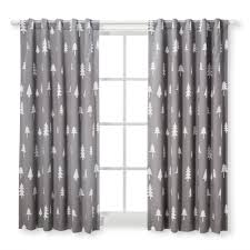 Bedroom Black And White Blackout Curtains Blackout Curtain Panel Trees 42 X 63 Cloud Island Gray In 2020 Nursery Curtains Boy Boys Curtains Tree Curtains