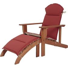 Kmh® eukalyptus relaxliege deckchair sonnenliege gartenliege liegestuhl holz rot. Holz Adirondack Chair Auflage Garten Sonnenliege Relax Liege Mobel Liegesessel Online Kaufen Bei Netto