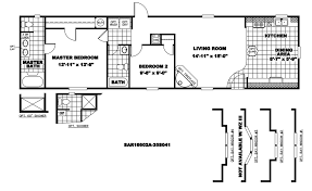 16 x 80 mobile home floor plans 16