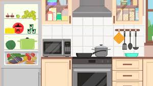 This interconnected backsplash acts as a giant flowing monitor open up a portal to the netherworld in your home with this animated halloween decorations dvd. Kitchen Cartoon Game