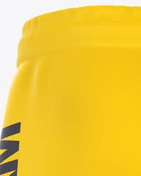 Download Sweatpants With Ribbing Mockup Back View In Apparel Mockups On Yellow Images Object Mockups
