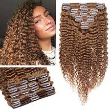 Ladies black natural short kinky curly hair wigs women afro fluffy wavy wig au. S Noilite Kinky Curly Clip In Human Hair Extensions For Black Women Af Ninthavenue Europe