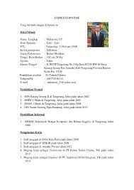 Download Lengkap Contoh Daftar Riwayat Hidup Cv Terbaik Dan Kreatif Creative Cv Template Riwayat Hidup Cv Kreatif