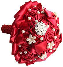 Wedding flowers we use cookies to provide you with the best possible experience. Red Bridal Bouquet 20 Cm 22 Cm Wedding Rose Heart Wedding Photo Diamond Wedding Flowers Artificial Pearl Ribbon Diy Handmade Valentine S Day Birthday Gift Fyxd Amazon De Kuche Haushalt