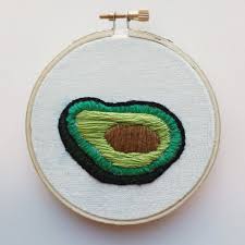 I'm always on the hunt for great hand embroidery patterns (see my previous lists), and one spot that consistently releases. 4 Avocado Embroidery Hoop Etsy Embroidery Hoop Embroidery Etsy
