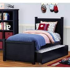 parker twin trundle bed in navy twin trundle bed trundle bed twin beds for boys