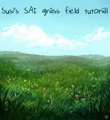 Norisus Grass Painting Digital Painting Tutorials Digital Art Tutorial