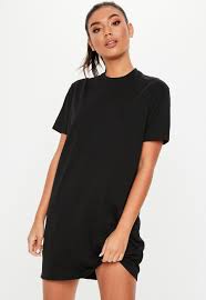 Missguided Black Basic T Shirt Dress T Shirt Dress Shirt Dress Basic Tshirt