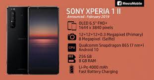 The phone is powered by a snapdragon 855 chip, a 6gb of ram, and a 64gb or 128gb internal memory. Sony Xperia 1 Ii Price In Malaysia Rm4999 Mesramobile