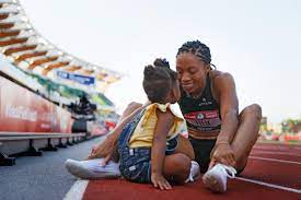 13 hours ago · allyson felix became the most decorated us track and field athlete in olympics history after helping team usa win the women's 400m sprint relay on saturday. Olympics 2021 Allyson Felix Shares Cute Moment With Her Daughter After Qualifying For Tokyo Glamour