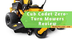 The only zero turns with steering wheel control: Cub Cadet Zero Turn Mowers Reviews 2021 Which Is Best 4 U
