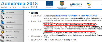 Înscrierile încep în 29 iunie, iar în 9 iulie are loc repartizarea computerizată. Lista Ultima Medie La Admitere 2018 Pentru Liceele Din ToatÄƒ Å£ara Pe Fiecare Specializare PublicatÄƒ De Ministerul EducaÅ£iei PÄƒrinÅ£ii Cer Publicarea Tuturor Rezultatelor Din 2018 Edupedu Ro