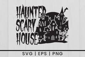 Svg is an image format used for vectors graphics. Halloween Haunted House Svg Vector Graphic By Damasyp Creative Fabrica