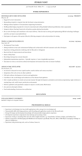 core developer resume sample mintresume