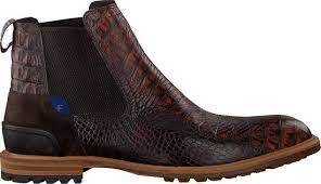 Betaal achteraf 100 dagen retour. Bol Com Floris Van Bommel Heren Chelsea Boots 10230 Bruin Maat 43