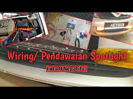 Maybe you would like to learn more about one of these? Cara Wiring Pendawaian Spotlight Pada Kereta Waja Cut Off Youtube