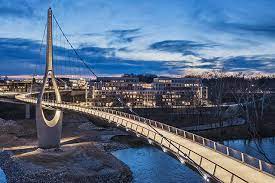 Mar 03, 2020 · a $22.6 million pedestrian bridge across the scioto river in dublin is about to open. Dublin Ohio Builds A Pedestrian Bridge Between Old And New Bridge Park
