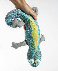 Reptile Plush Lizard Stuffed Toy Softie Green Australia Etsy Softies Lizard Plush