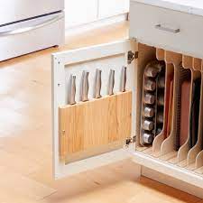 Make the most of door space. How To Make A Knife Rack For Inside Your Cabinet Inside Cabinets Cabinet Door Storage Door Storage