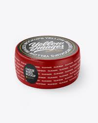 Cheese Wheel Mockup In Packaging Mockups On Yellow Images Object Mockups