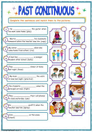 упражнения на Present Simple Present Continuous Past Simple Past Continuous Past Continuous Online Exercise And Pdf You Can Do The Exercises Online Or Download The English Grammar Worksheets Teaching English Grammar English Exercises