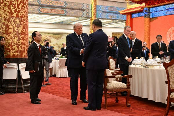What to Know About Day 1 of Trump and Xi's Meeting - The New York Times