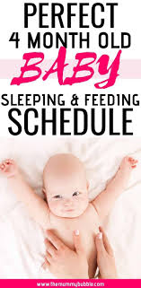 Mar 10, 2021 · the number of naps needed depends on your child's age and individual needs. An Ideal 4 Month Old Baby Schedule The Mummy Bubble